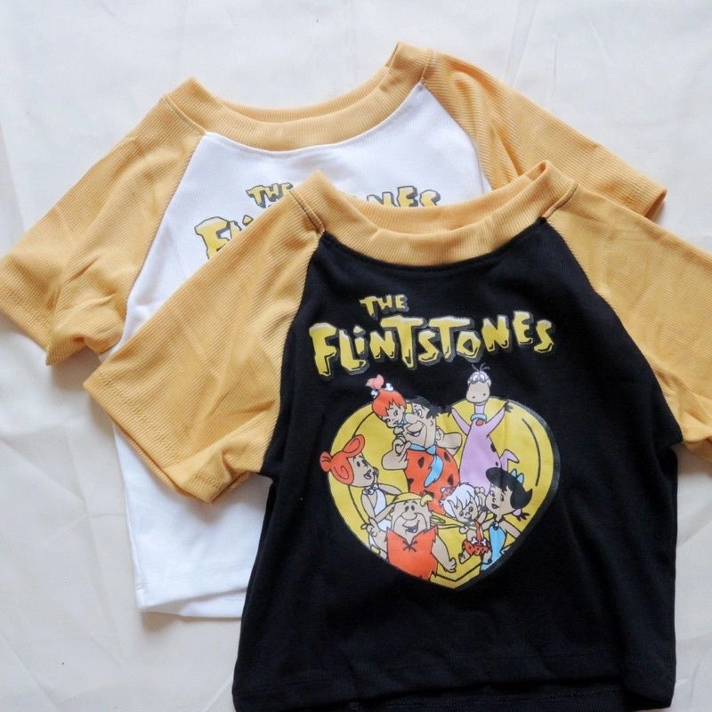 FLINTSTON*S RIB CROP TOP BY THECLRSHOP