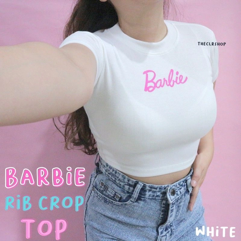 BARB*E RIB CROP TOP BY THECLRSHOP